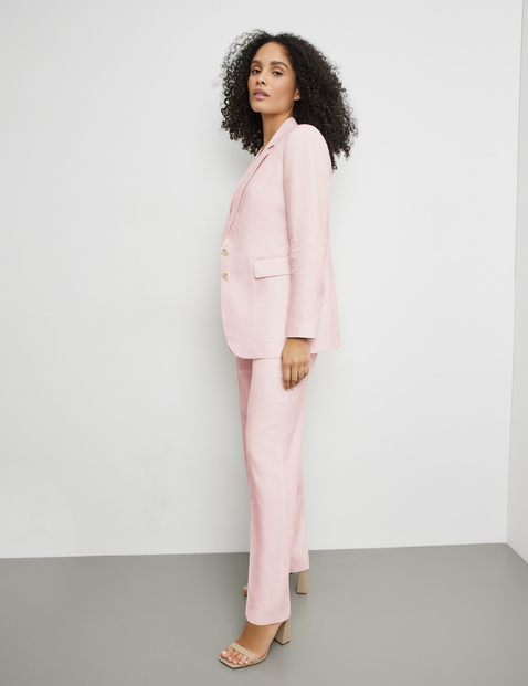 Klassischer Blazer aus Leinen