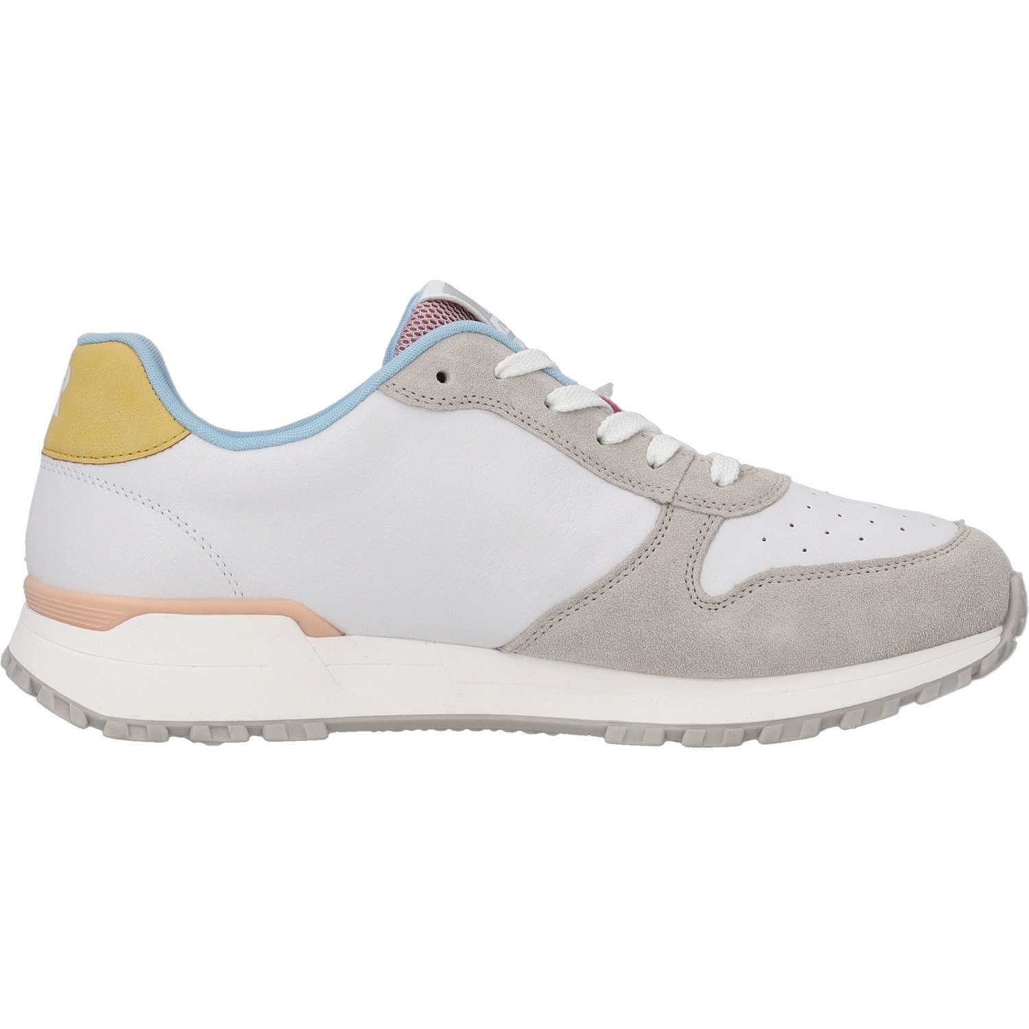 Rieker W0600, Schnürschuhe, Damen, quarz/weiss/sun/lavender/weiss