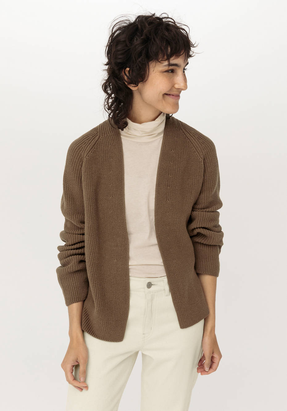 Strickjacke aus reiner Bio-Baumwolle
