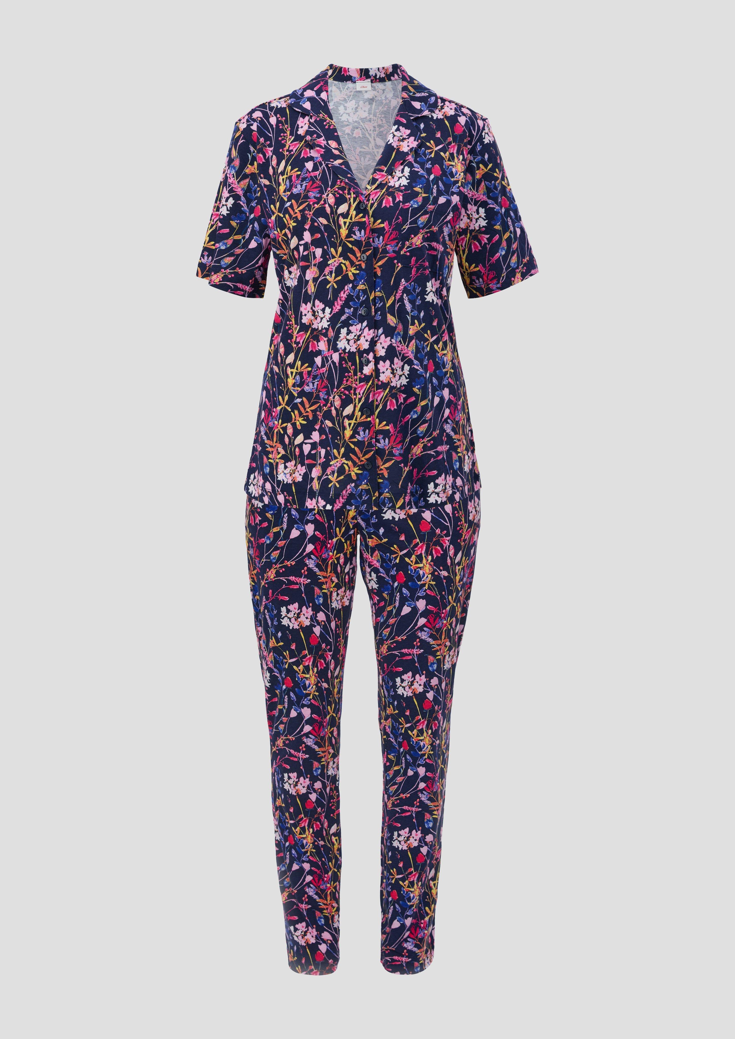 Kurzes Pyjama-Set mit Karo-Muster  6009455-2457
