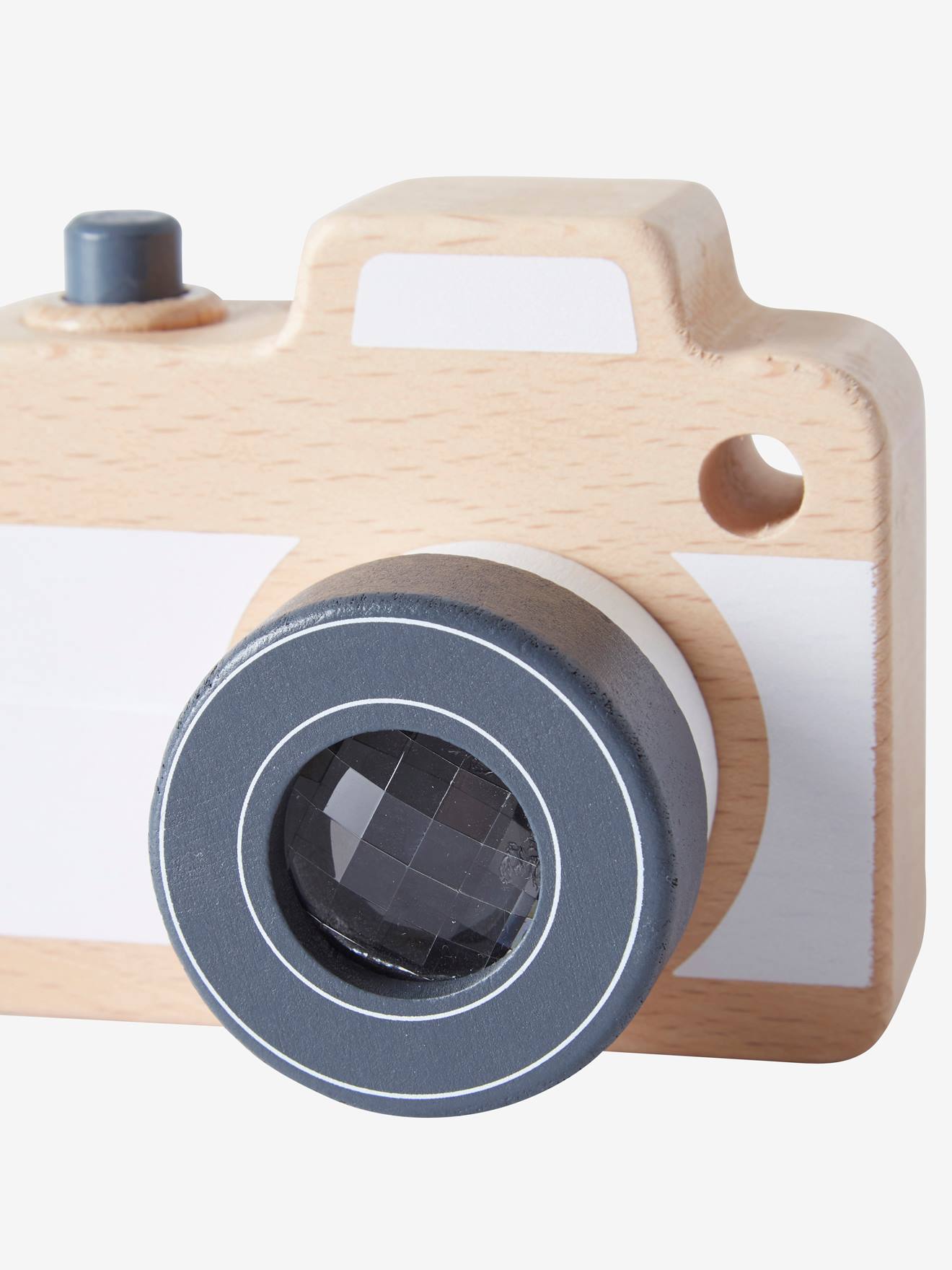 Appareil photo en bois FSC® blanc