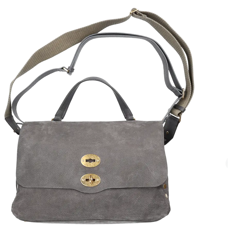 Zanellato - Handtasche POSTINA JONES M Kalbsleder - grau