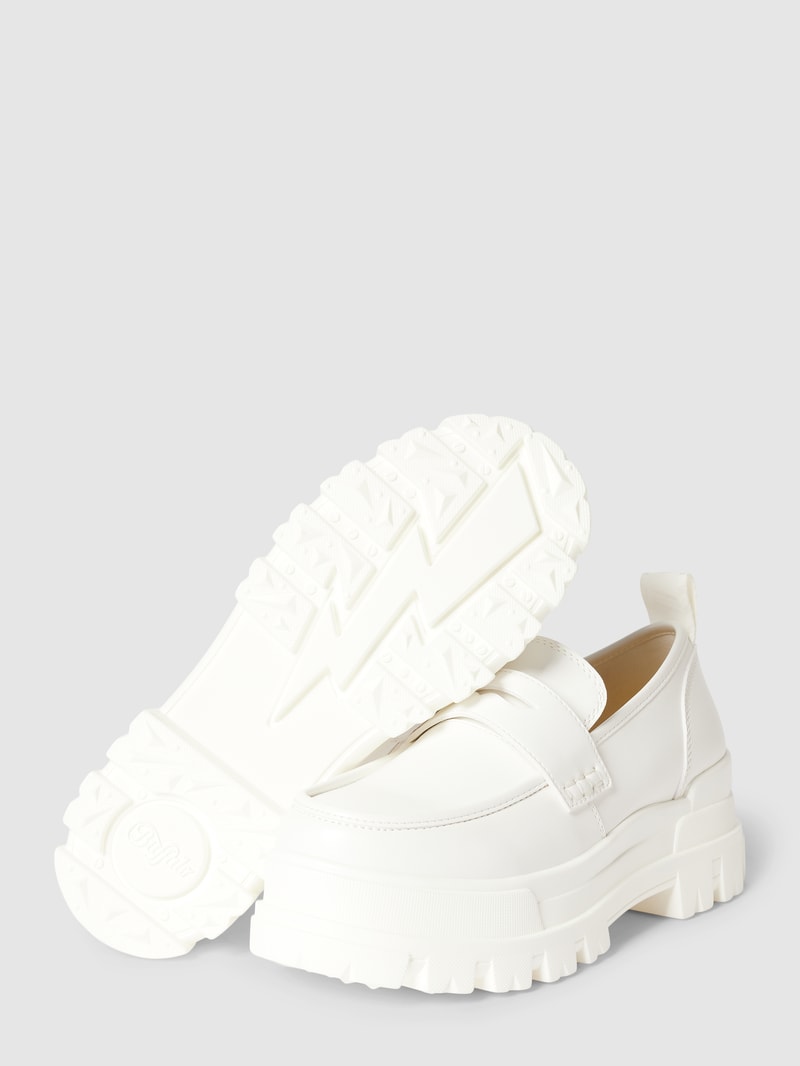 Tassel-Loafer mit Plateausohle Modell 'ASPHA' in weiß