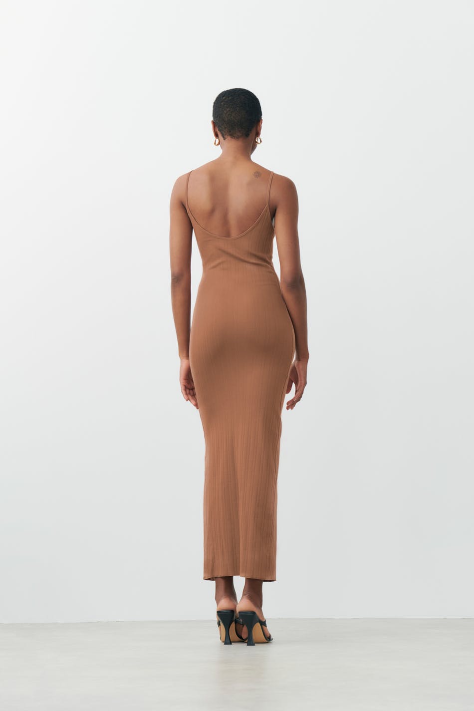 Long rib dress