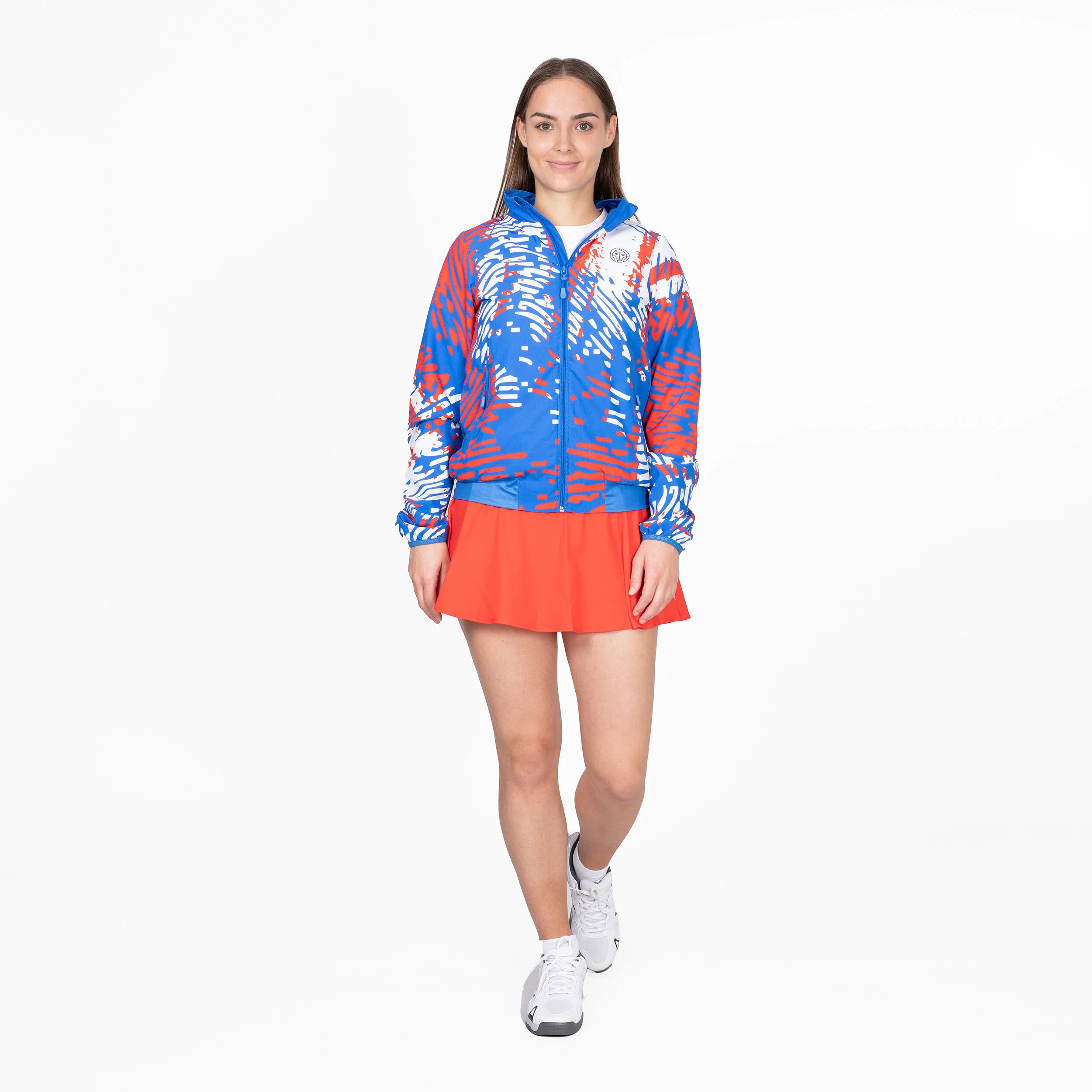 Gene Tech Trainingsjacke Damen - Blau, Weiß