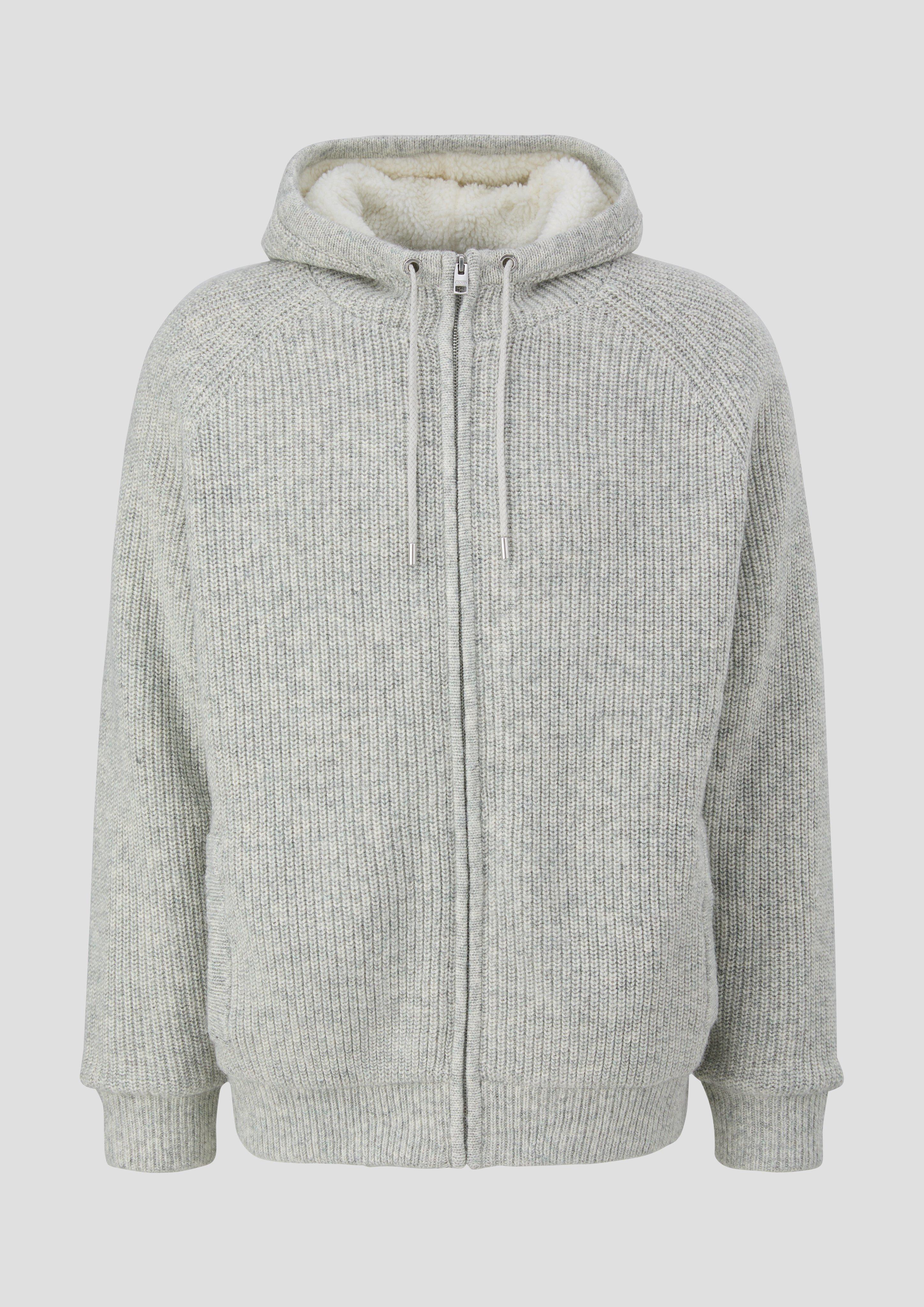 Fleecejacke mit Kapuze  2137420-94X0