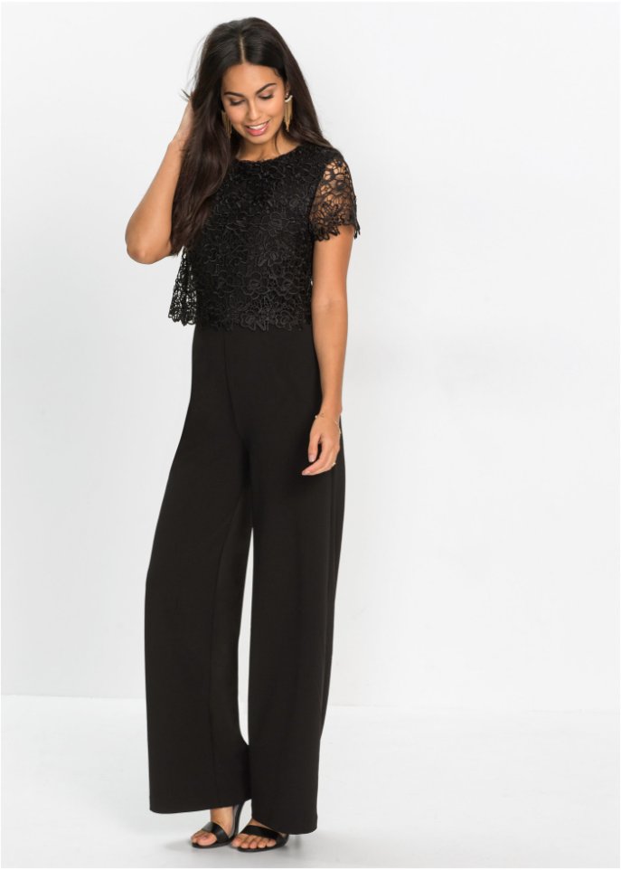 Jumpsuit mit Spitze