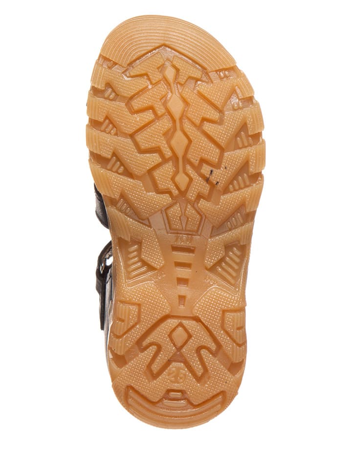 POM POM Leder-Halbsandalen in Schwarz günstig kaufen