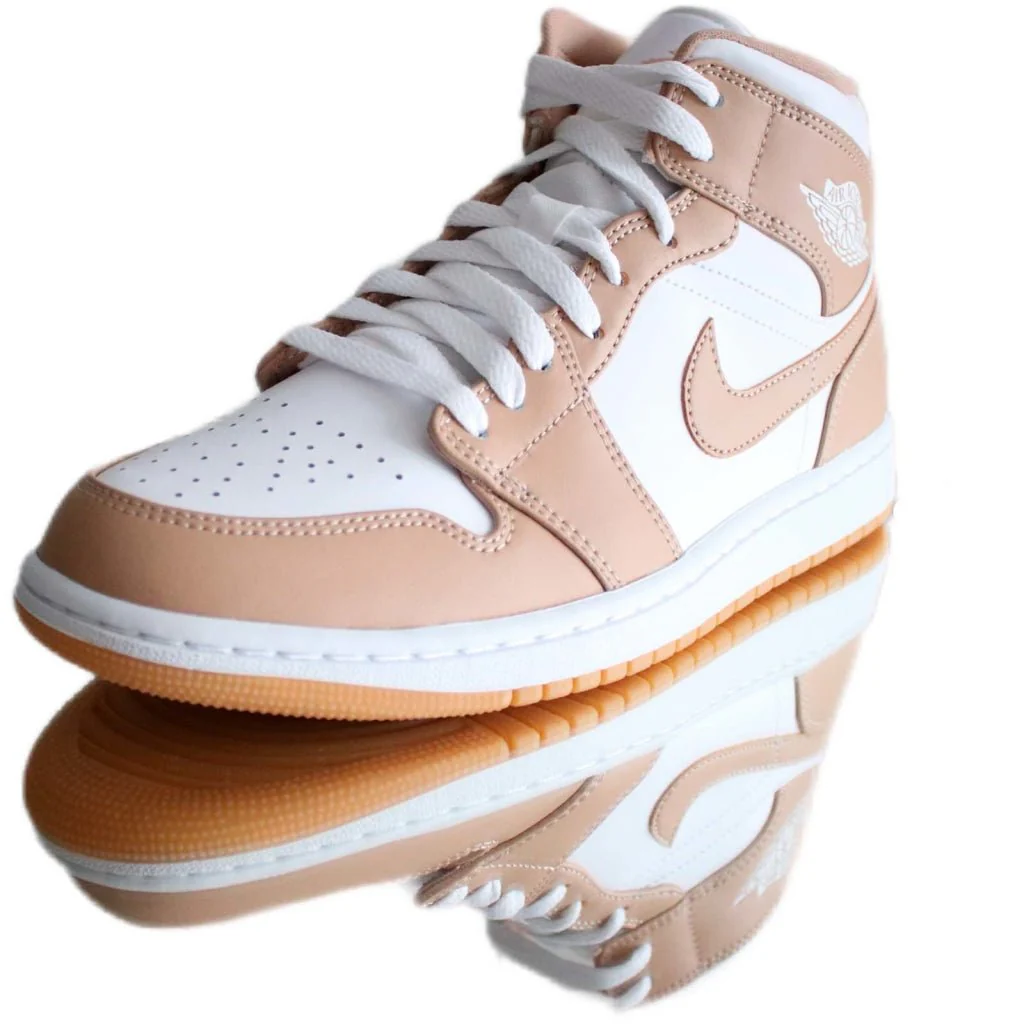 Jordan 1 Mid Tan Gum