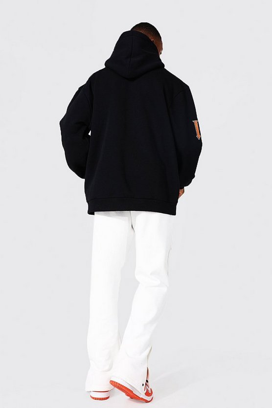 Oversize Homme Hoodie mit Applique