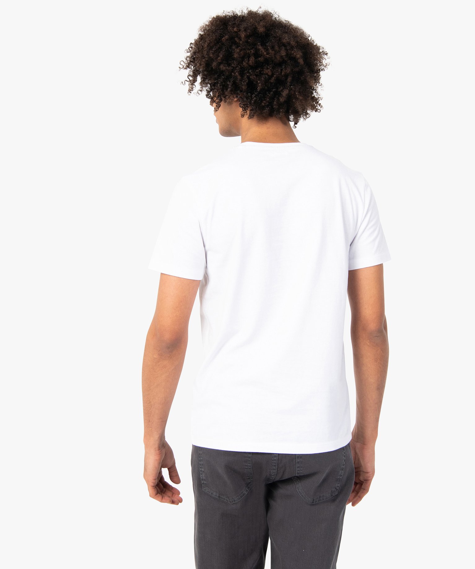 Tee-shirt homme spécial Nol à manches courtes blanc | GEMO