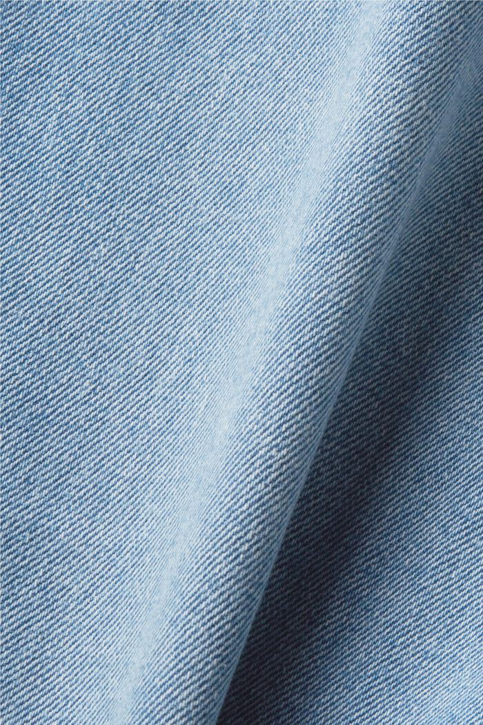 Jeans-Shorts mit hohem Bund