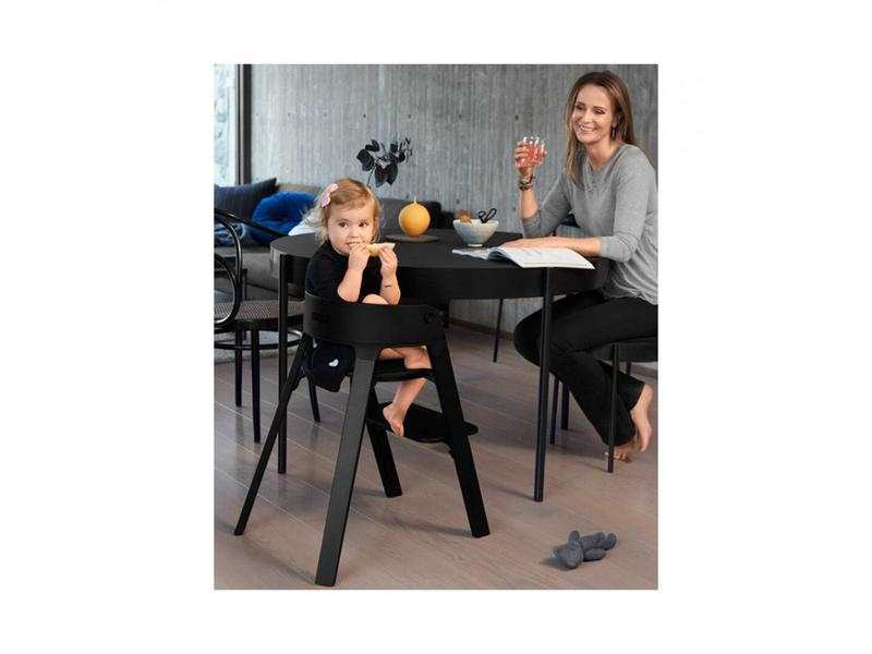 Chaise haute Stokke® Steps™ hêtre noir (Black)