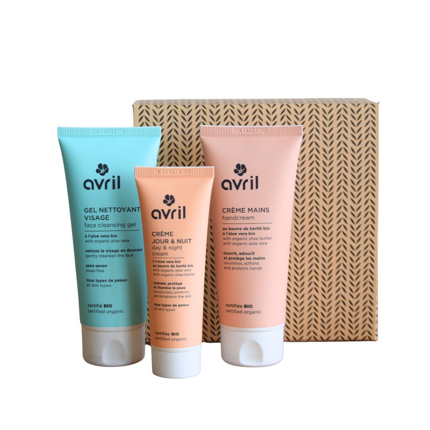 Avril Mes Basiques Coffret Gel Nettoyant 100ml + 2 Produits