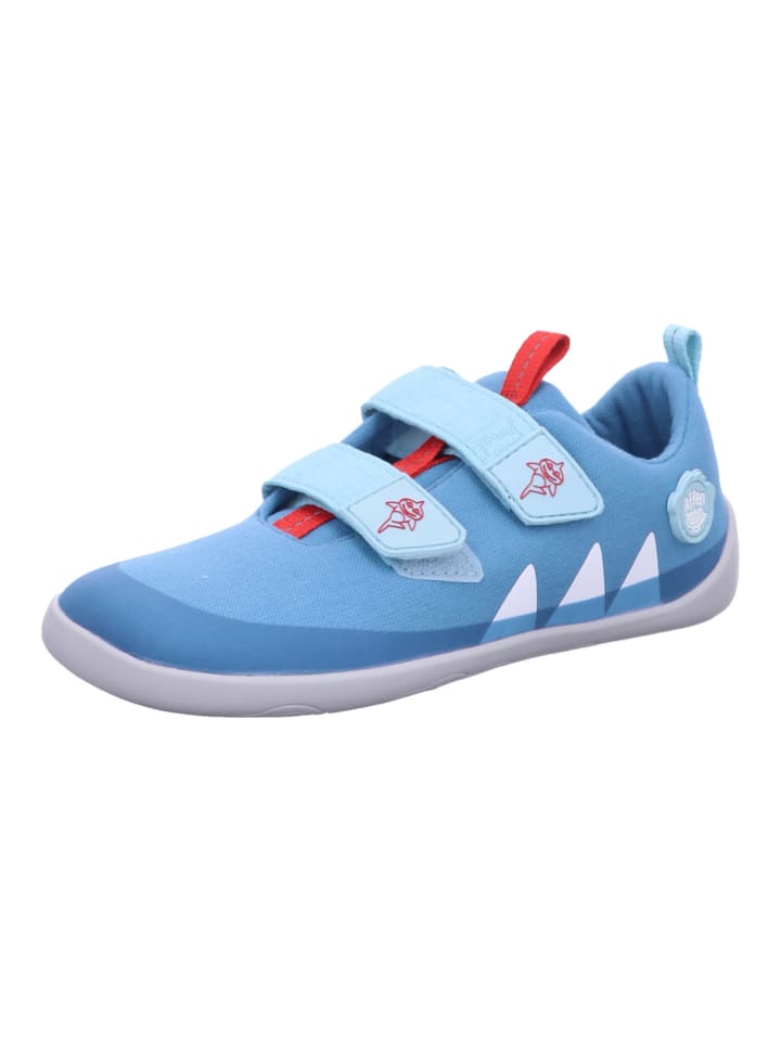 Affenzahn Mädchen Halbschuhe Halbschuh Baumwolle Lucky Hai in Blau günstig kaufen 31