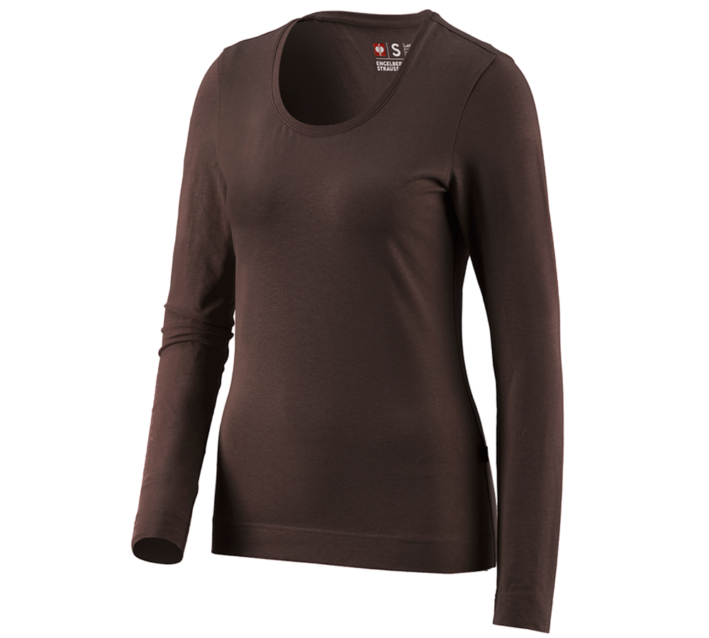 e.s. Longsleeve cotton stretch, Damen