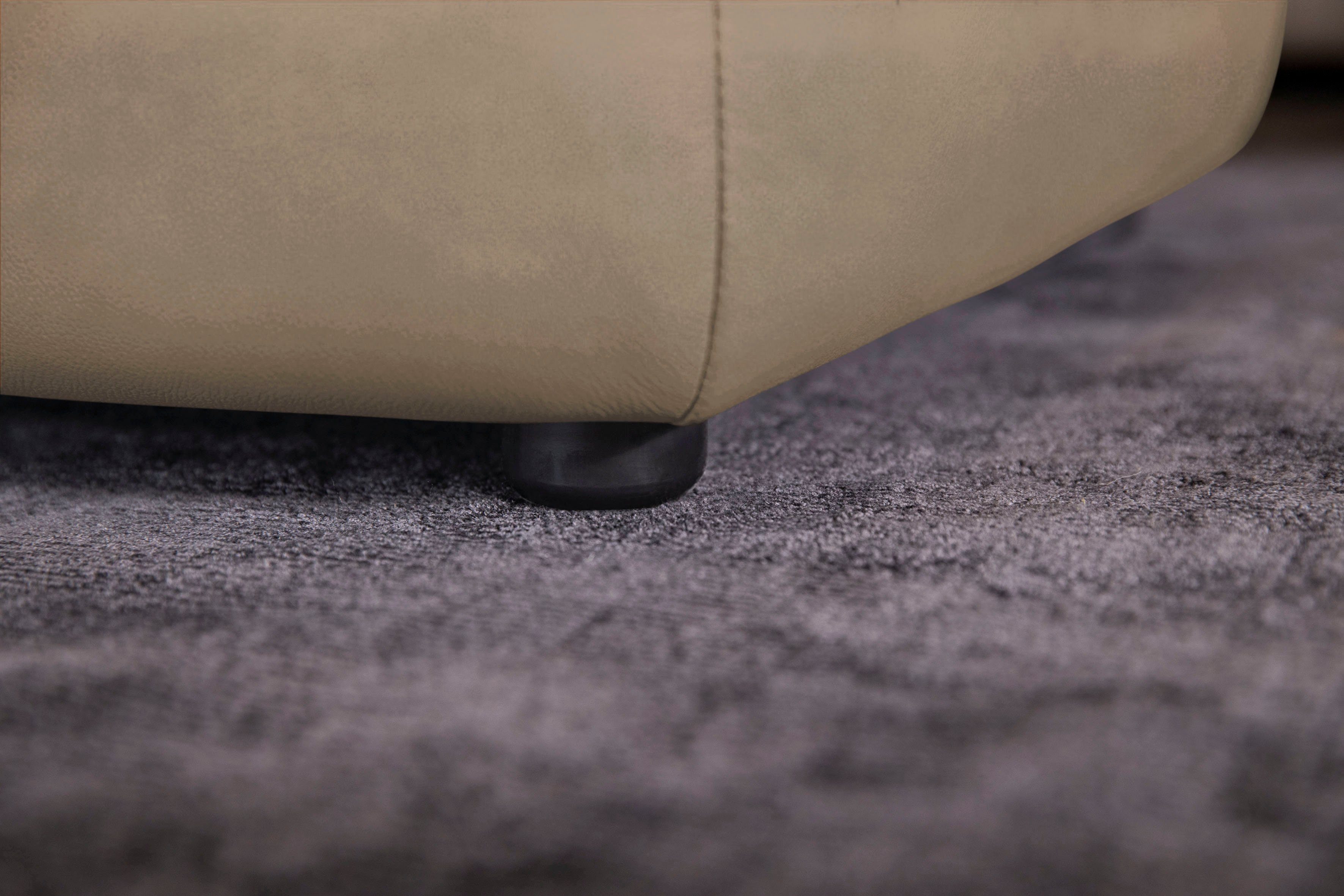 W.SCHILLIG Ecksofa around-the-block, Spar-Set, inklusive Hocker, mit eleganter Biese, mit Federkern