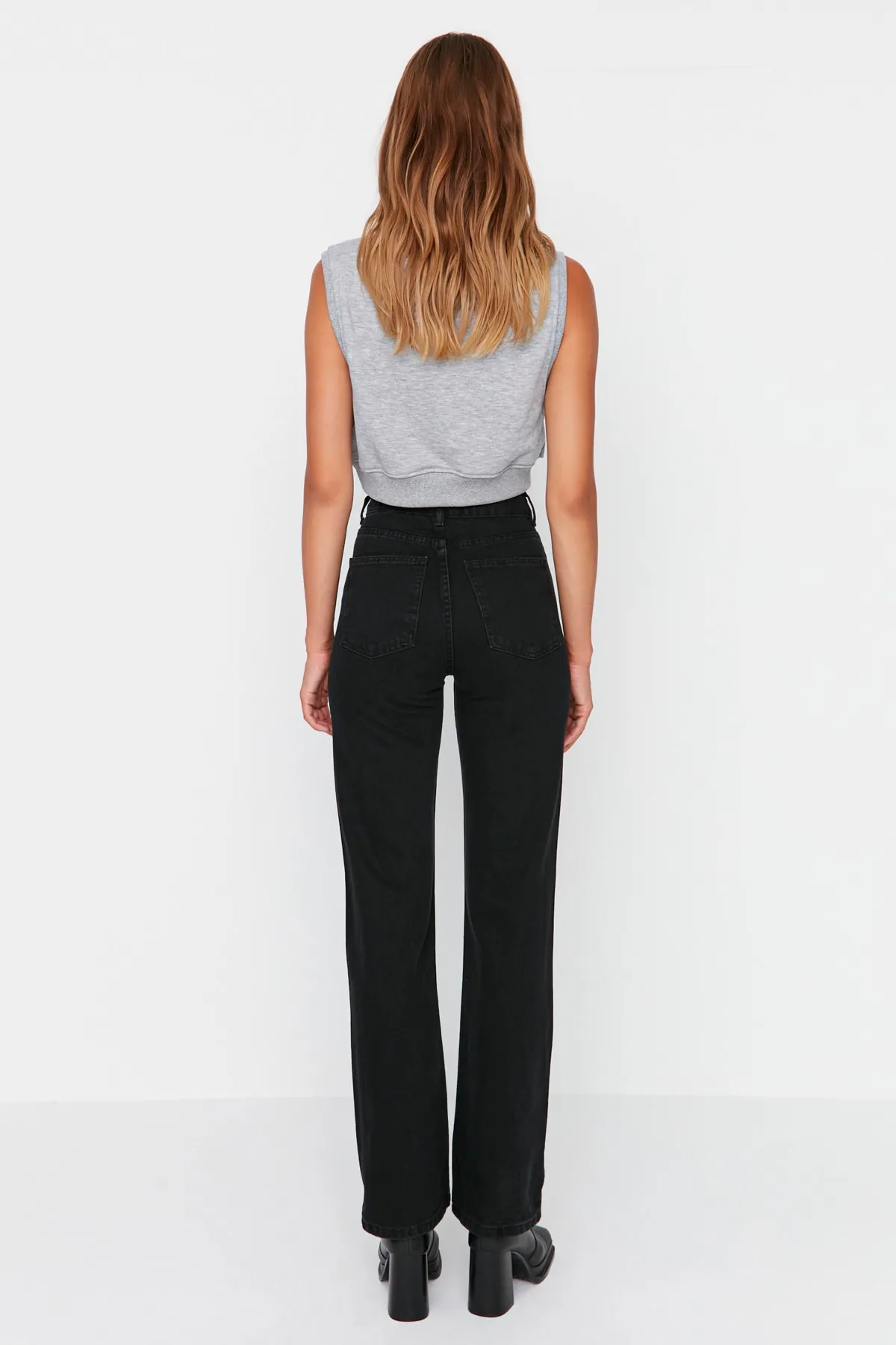 Trendyol Collection  Jeans - Schwarz - Wide Leg