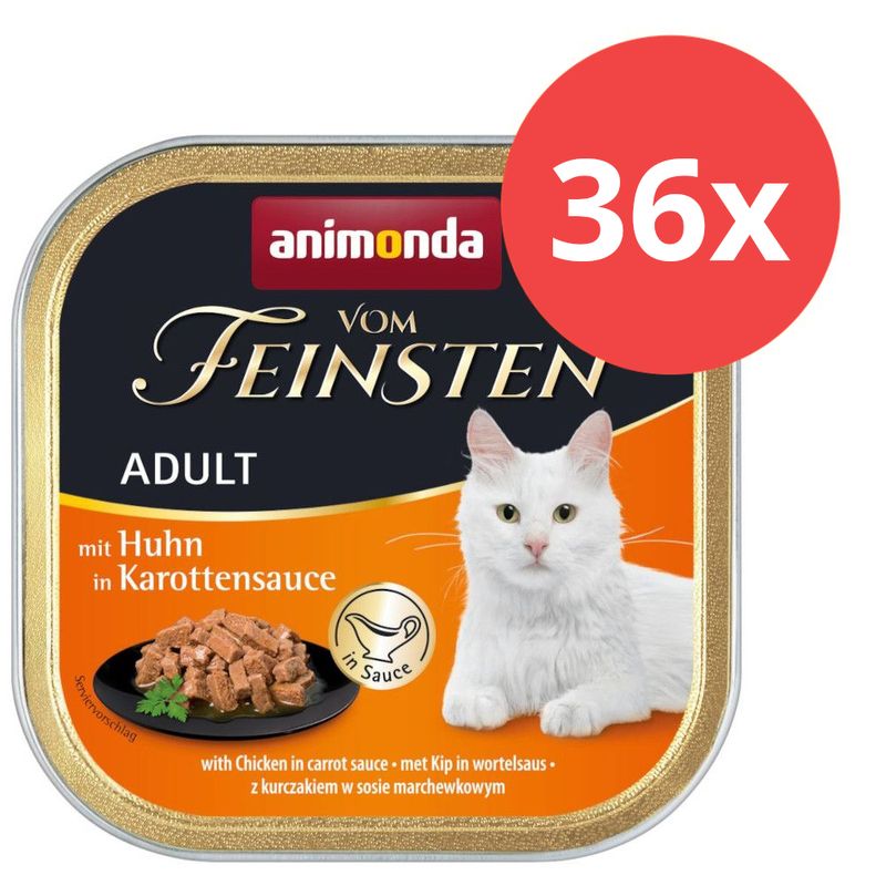 animonda vom Feinsten Adult NoGrain in Sauce 36 x 100 g | bitiba