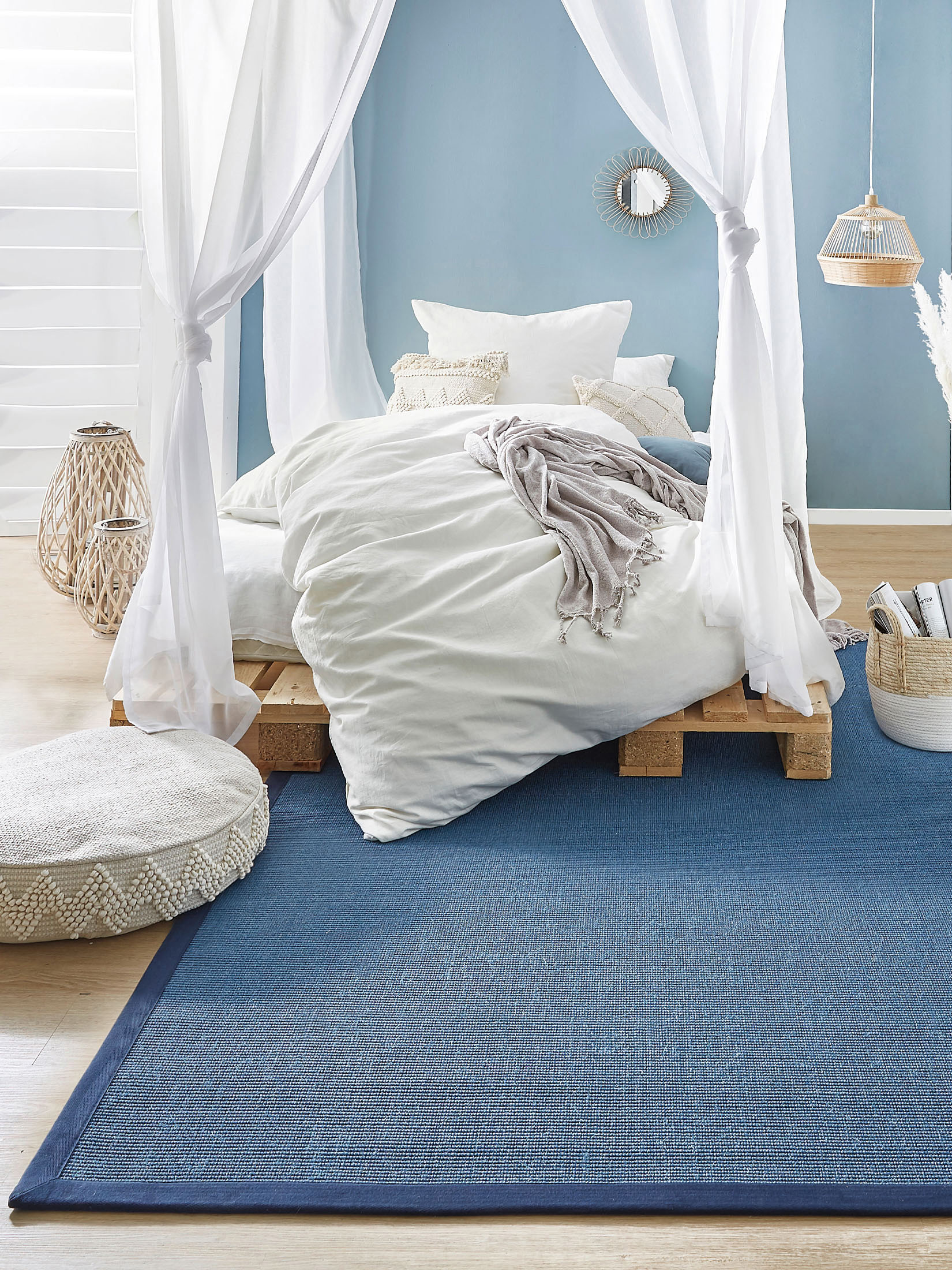 Aruba Life Sisal-Teppich, Marine