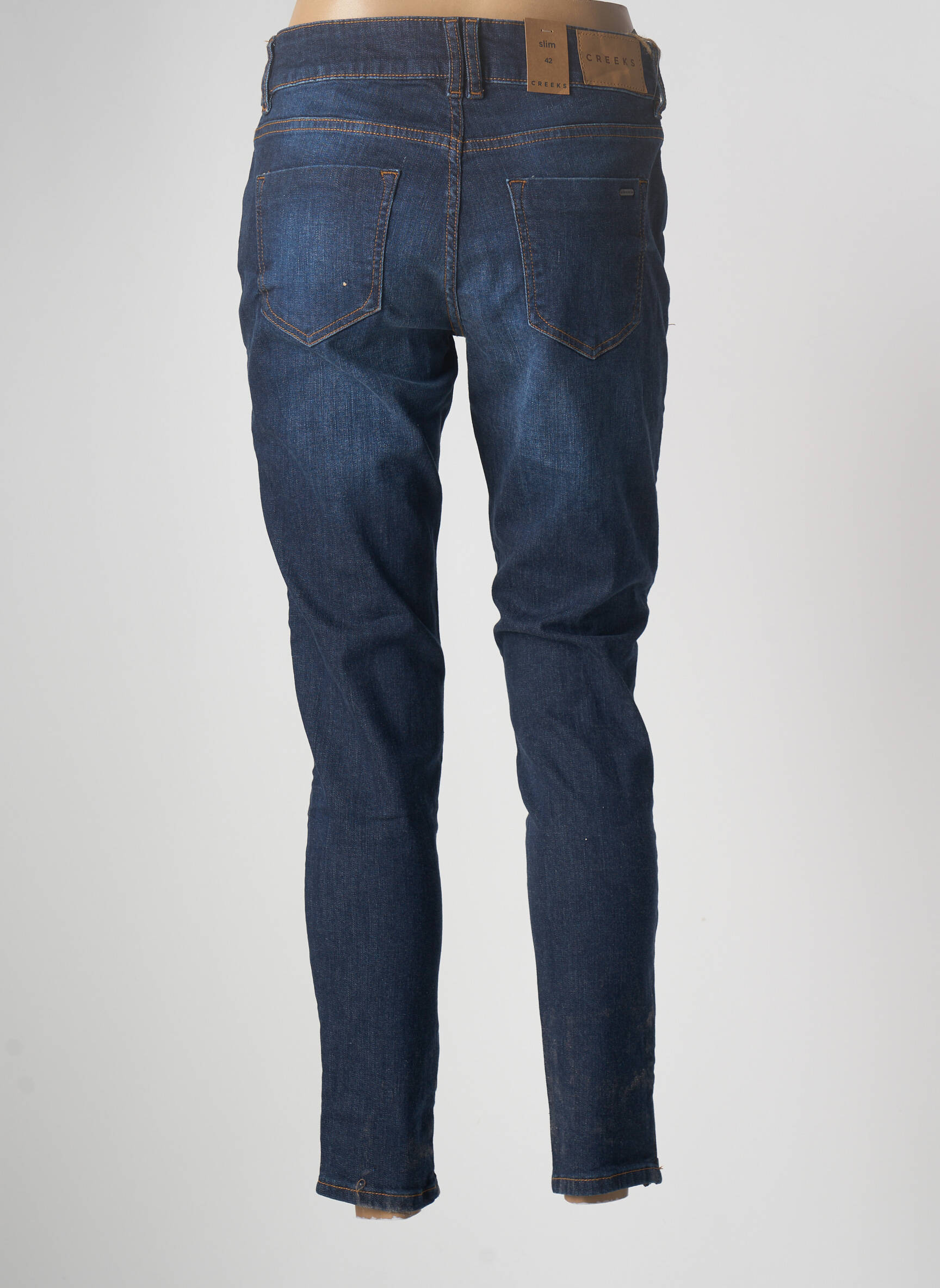 Creeks Jeans Coupe Slim Femme couleur bleu