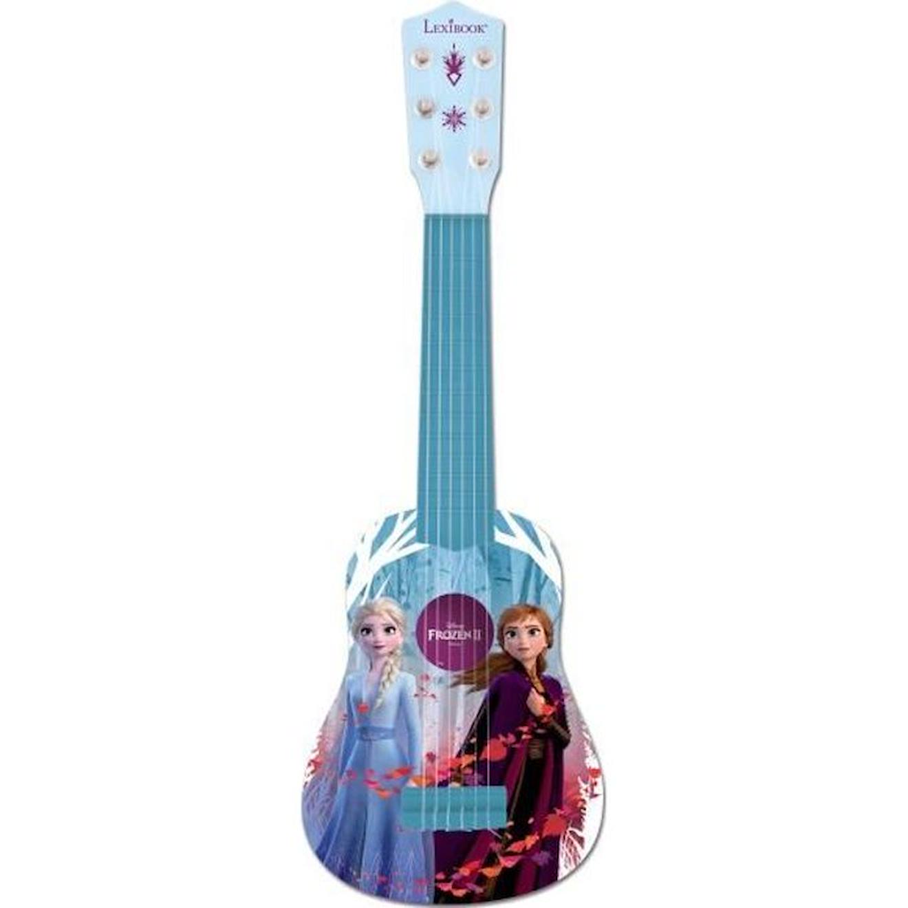 LA REINE DES NEIGES 2 Ma première guitare 53 cm LEXIBOOK bleu