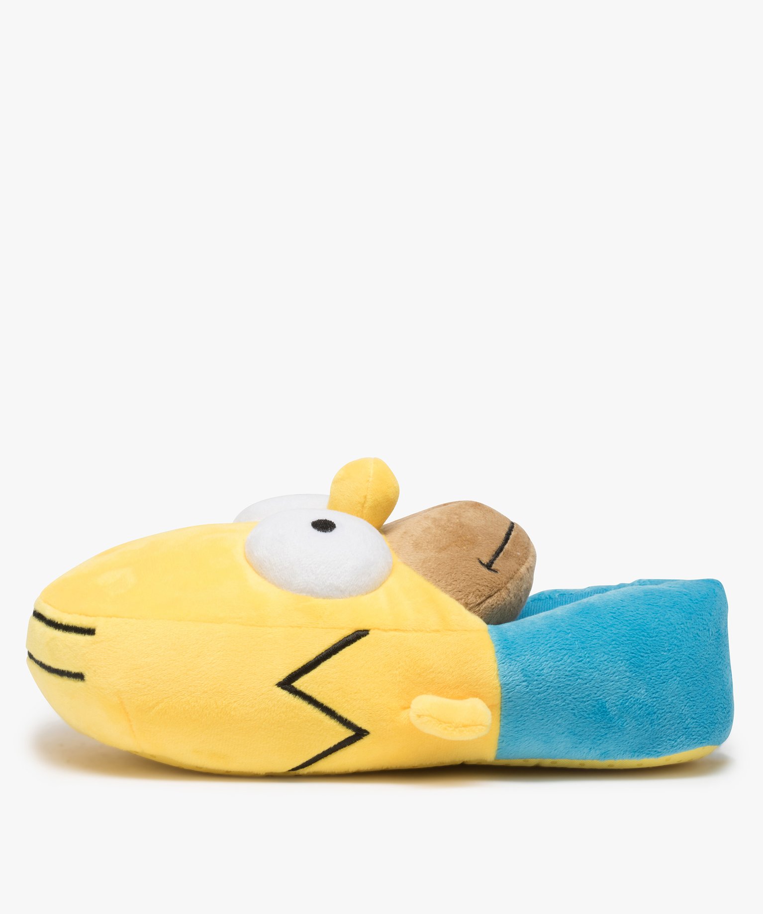 Chaussons homme fantaisie - Les Simpsons jaune | GEMO