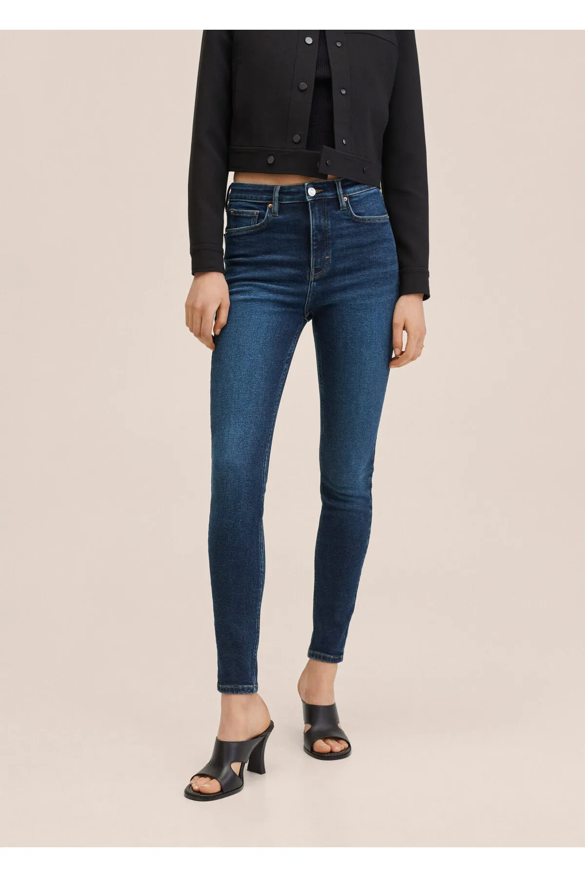 MANGO Woman  Jeans - Dunkelblau - Skinny