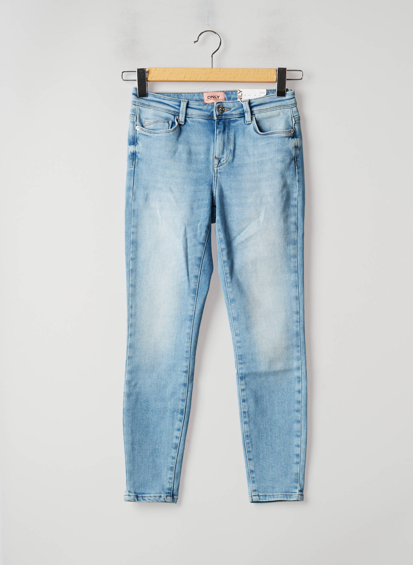 Only Jeans Skinny Femme couleur bleu