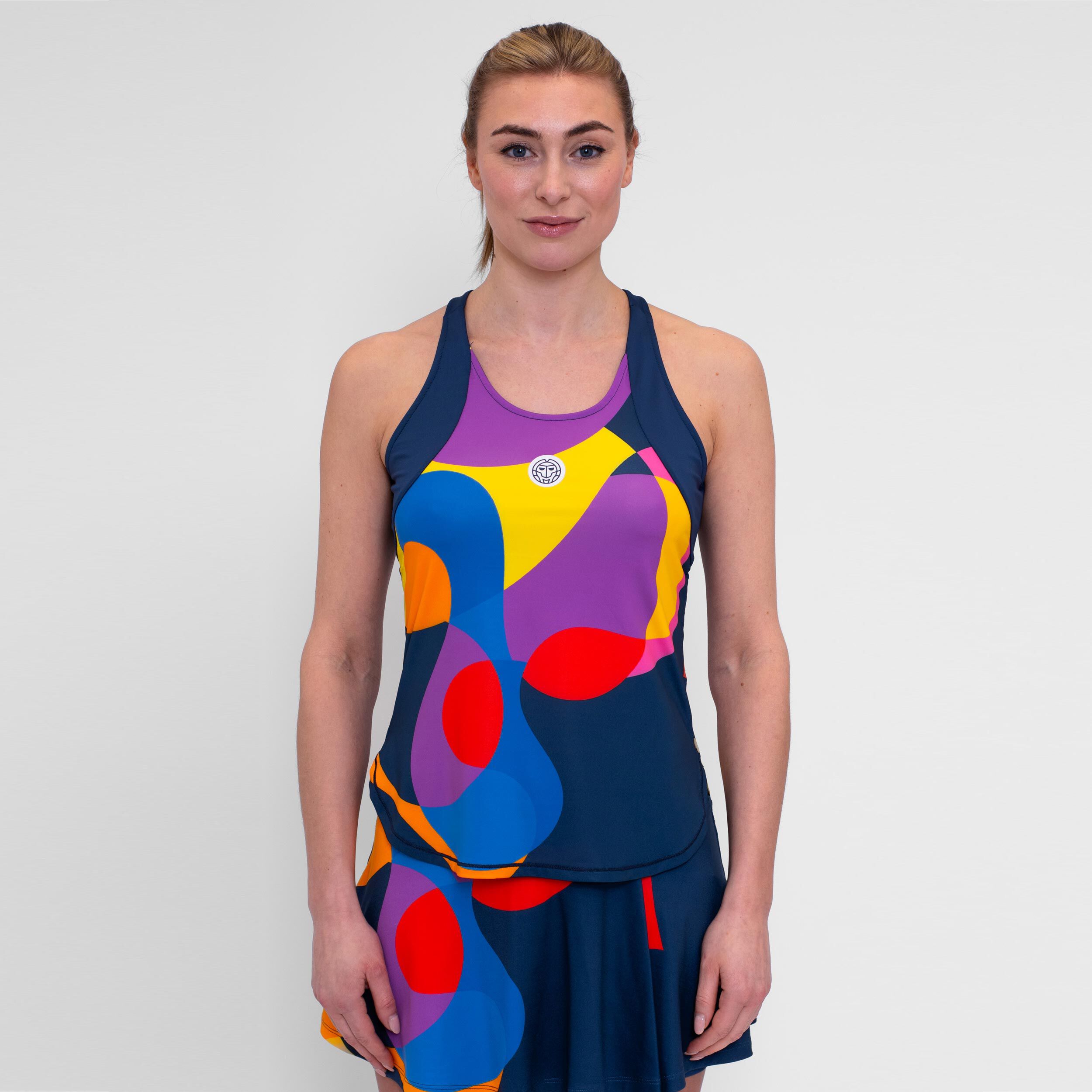 Twiggy Tank-Top Damen - Dunkelblau, Mehrfarbig