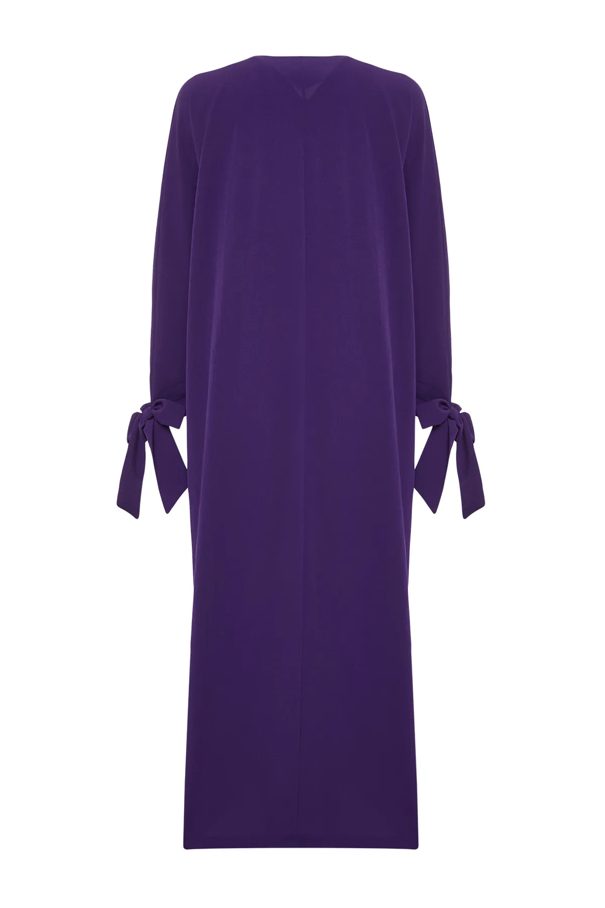 Trendyol Modest  Lila, bequemer Schnitt, gewebte Aerobin-Langmütze & Ferace & Abaya TCTSS24KK00005