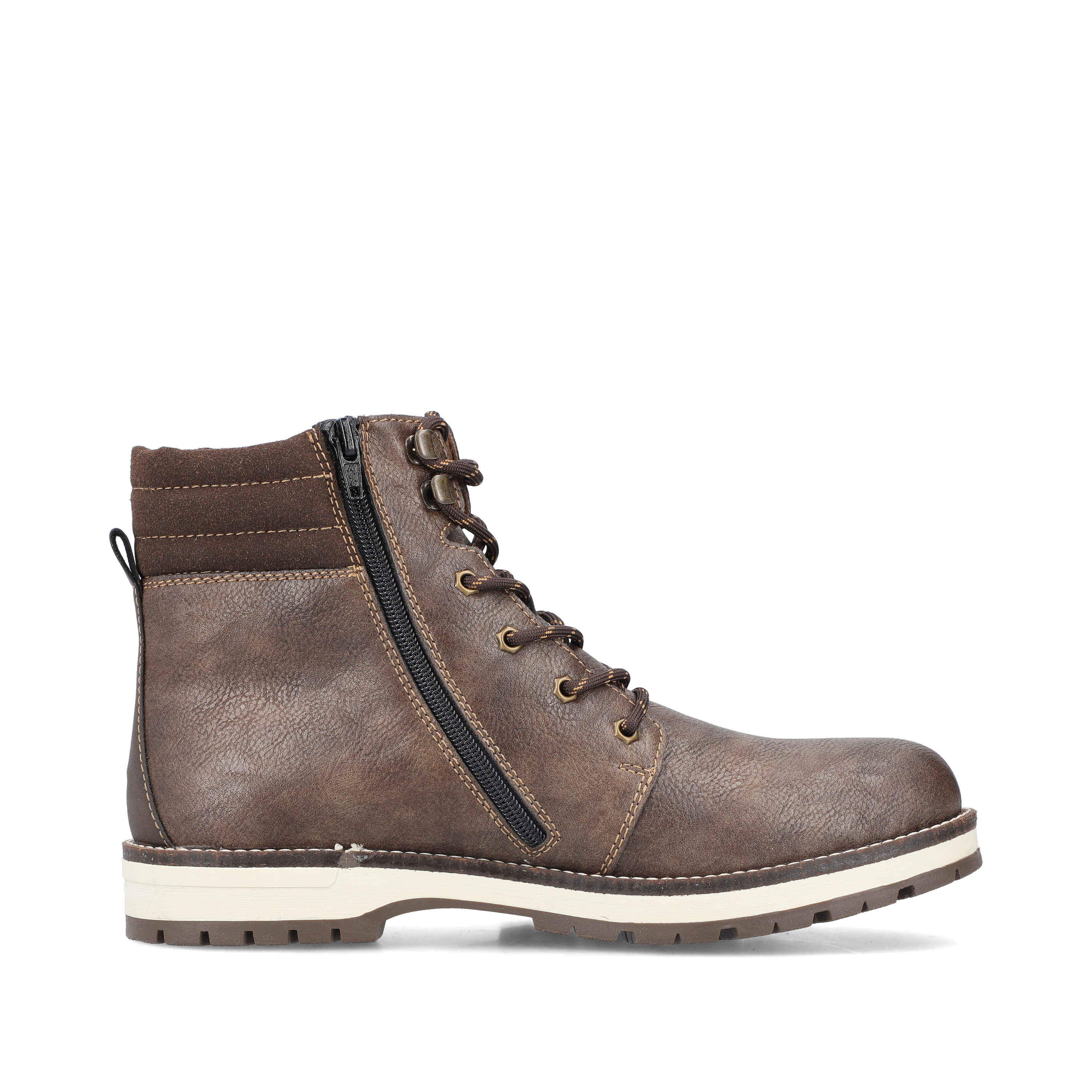 Rieker Herren Schnürstiefel tabakbraun