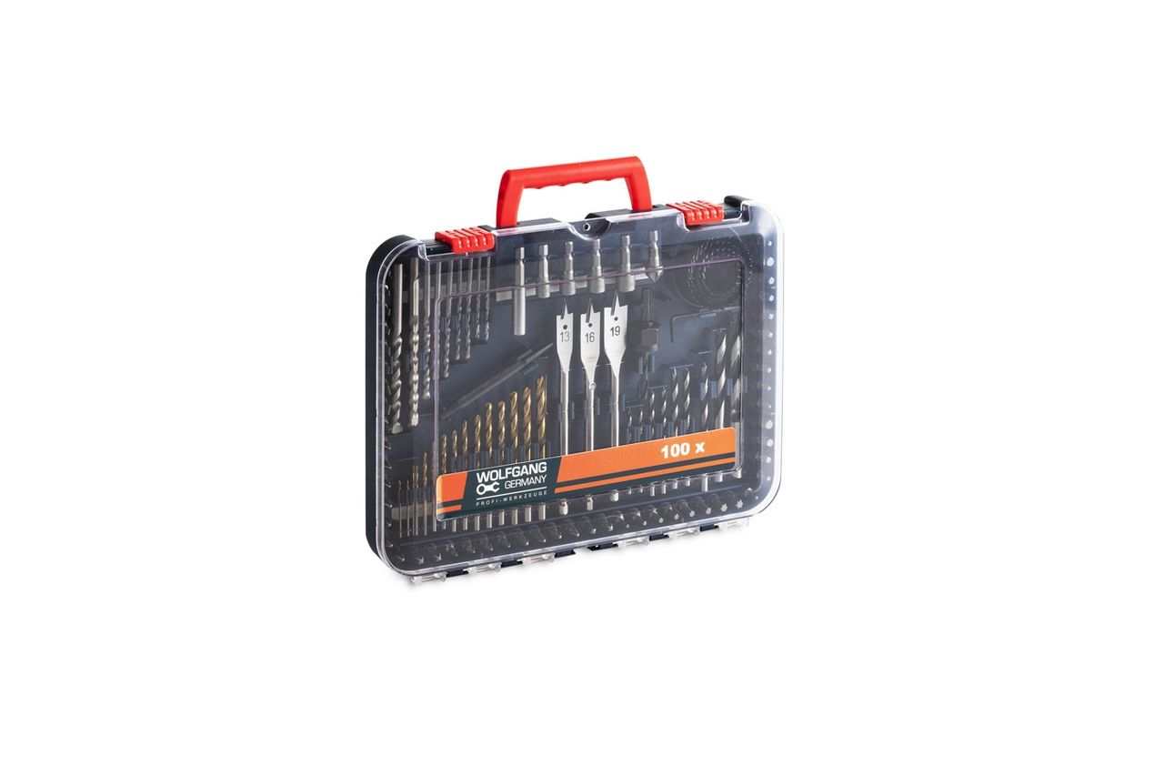 WOLFGANG TOOLS WOLFGANG Wolfgang deluxe 100-teiliges Bohrerset