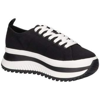 s.Oliver Plateau Sneaker in schwarz