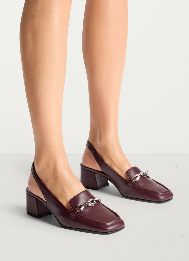 Jimmy Choo Diamond Tilda SB 45 Slingback-Pumps aus Kalbsleder