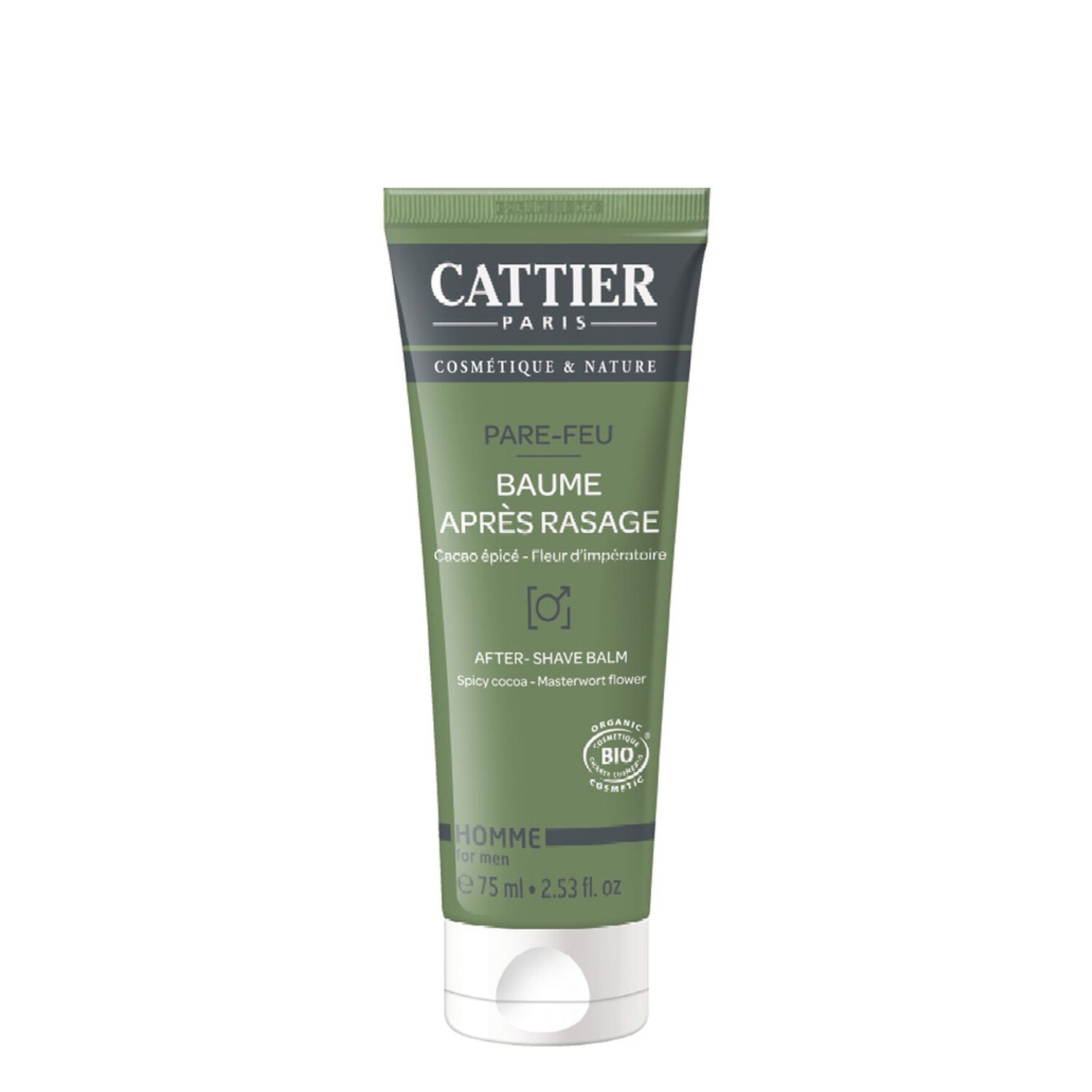 Cattier Homme - Pare-Feu Baume Après-Rasage 75 ml