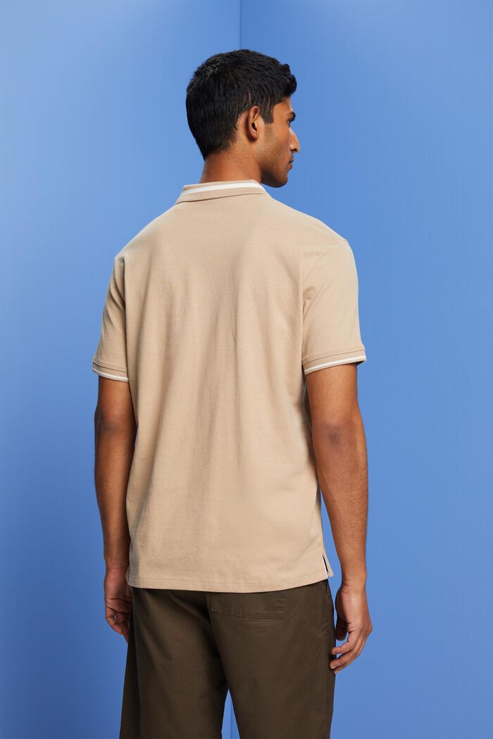 Polo-Shirt aus Jersey, Baumwollmix
