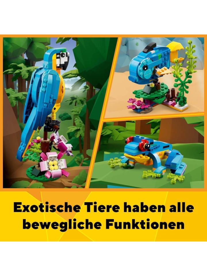 LEGO Bausteine Creator 31136 Exotischer Papagei - ab 7 Jahre günstig kaufen onesize