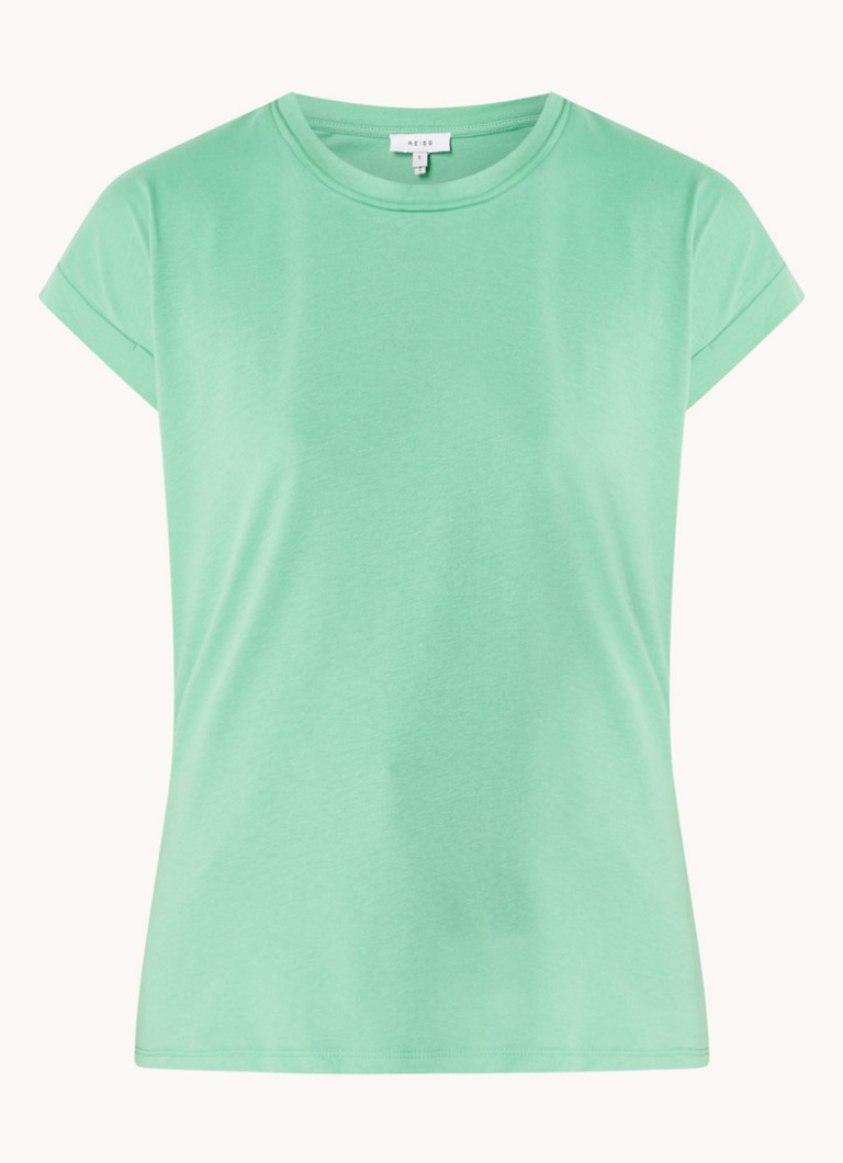 Reiss Tereza T-shirt with round neck and stretch
