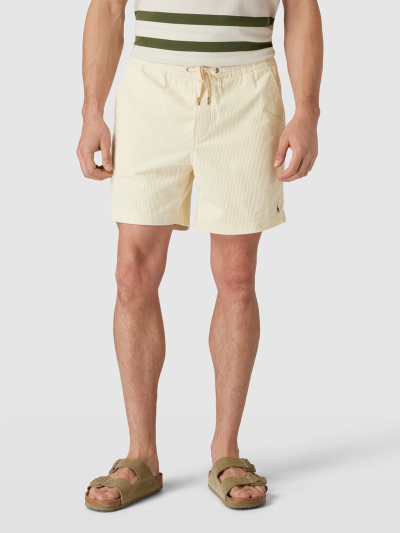 Cordshorts mit Tunnelzug Modell 'PREPSTERS' in beige