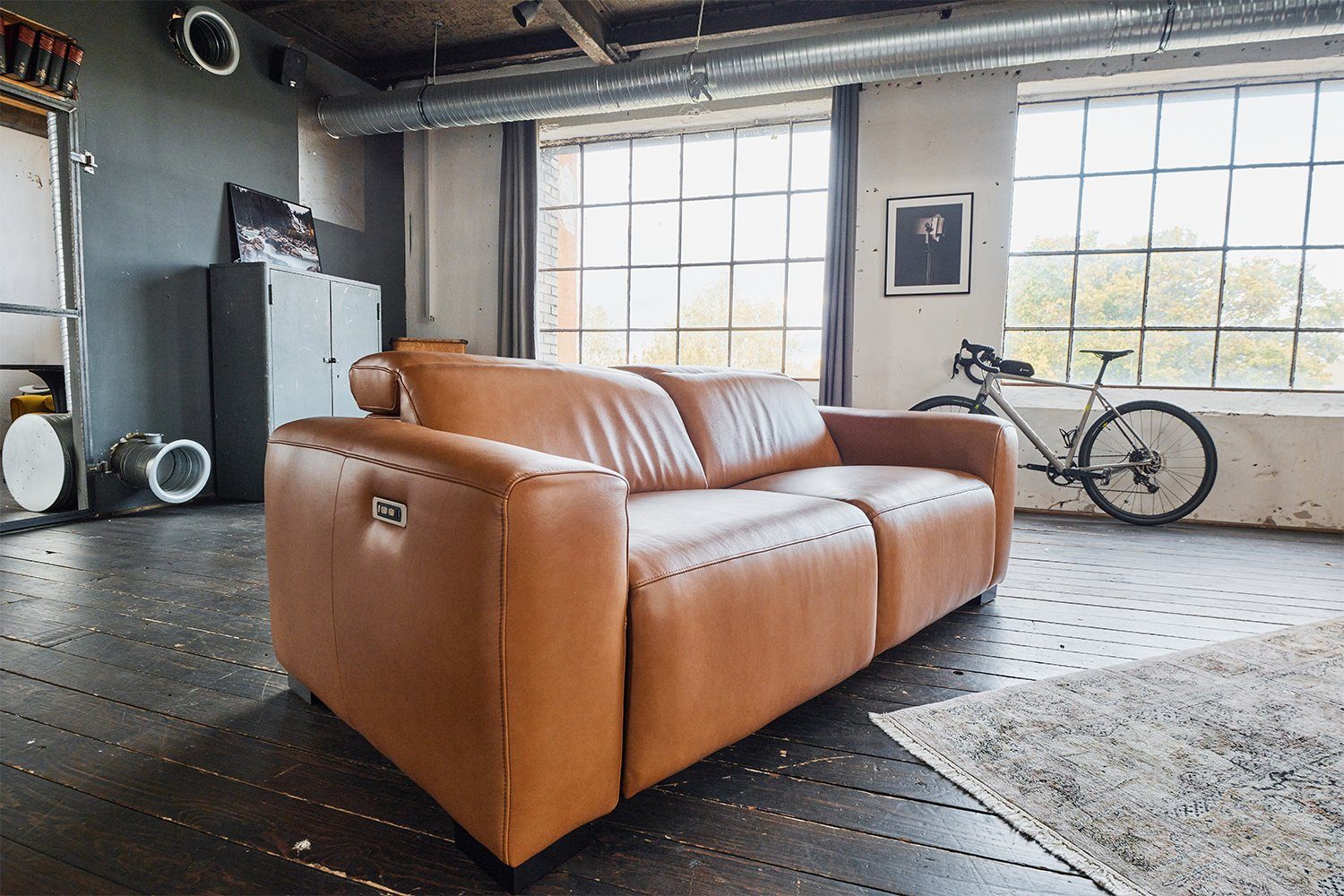KAWOLA 3-Sitzer FINN, Sofa mit Relaxfunktion, versch. Bezüge und Farben