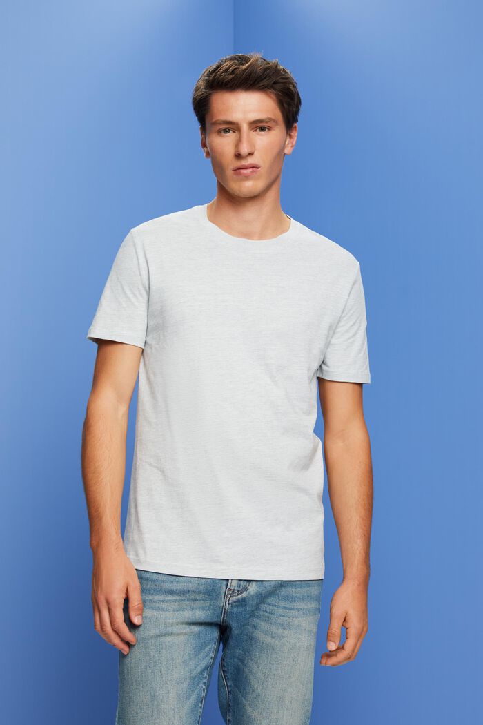 Jersey-T-Shirt mit Rundhalsausschnitt