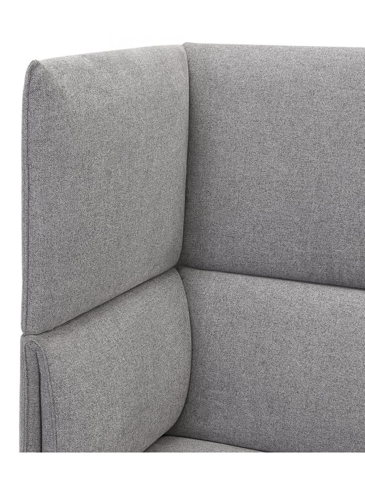 KADIMA DESIGN Rechtes Sofa aus Textil in Grau | Minimalistisch Modern in Grau günstig kaufen onesize
