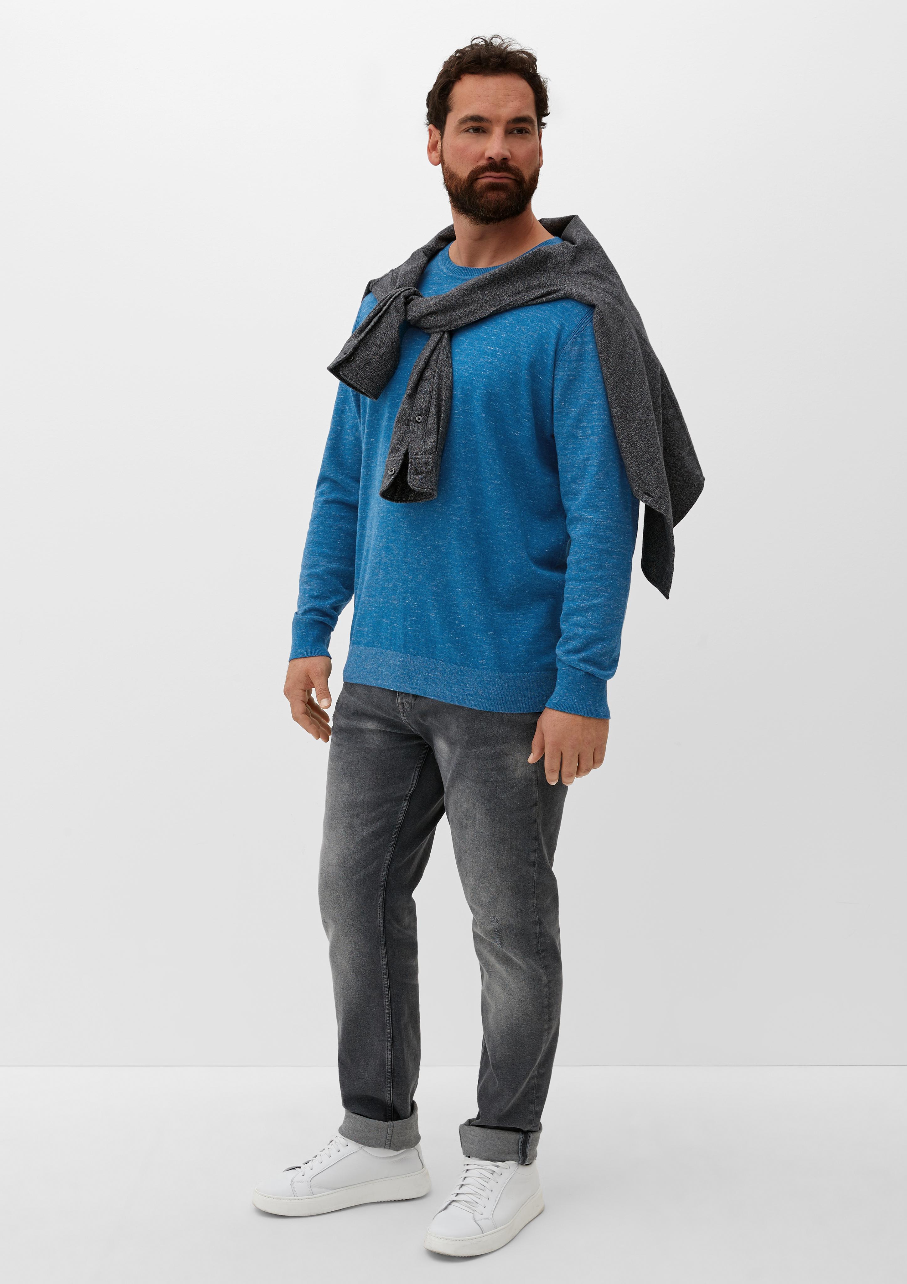 Klassischer Feinstrickpullover  2128127-62W1