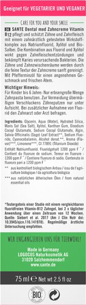 Sante Dental Med Zahncreme Zahnpasta