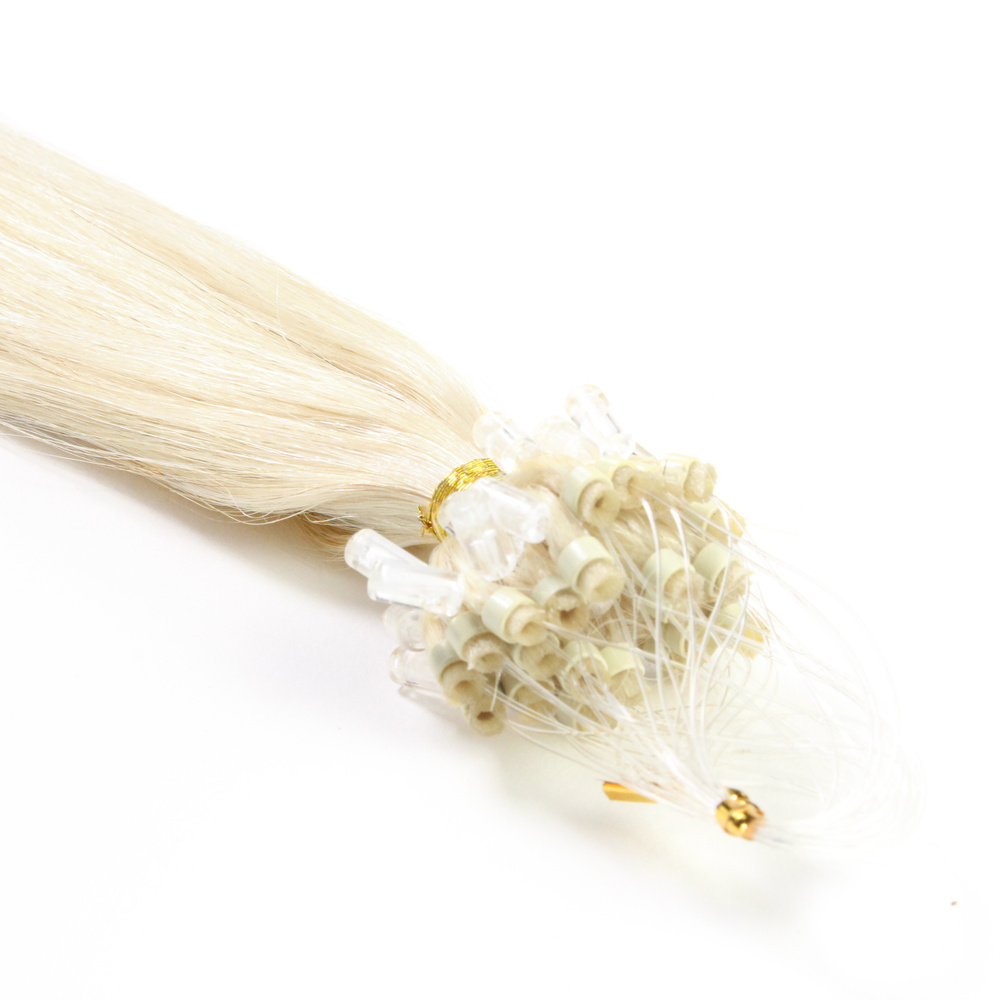 hair2heart Extensions à froid cheveux naturels #60 Blond clair 0.5g extensions
