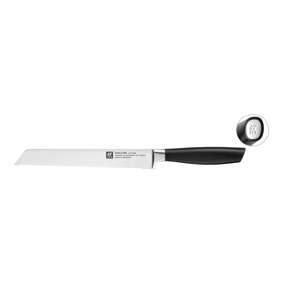 Brotmesser 20 cm, Weiß