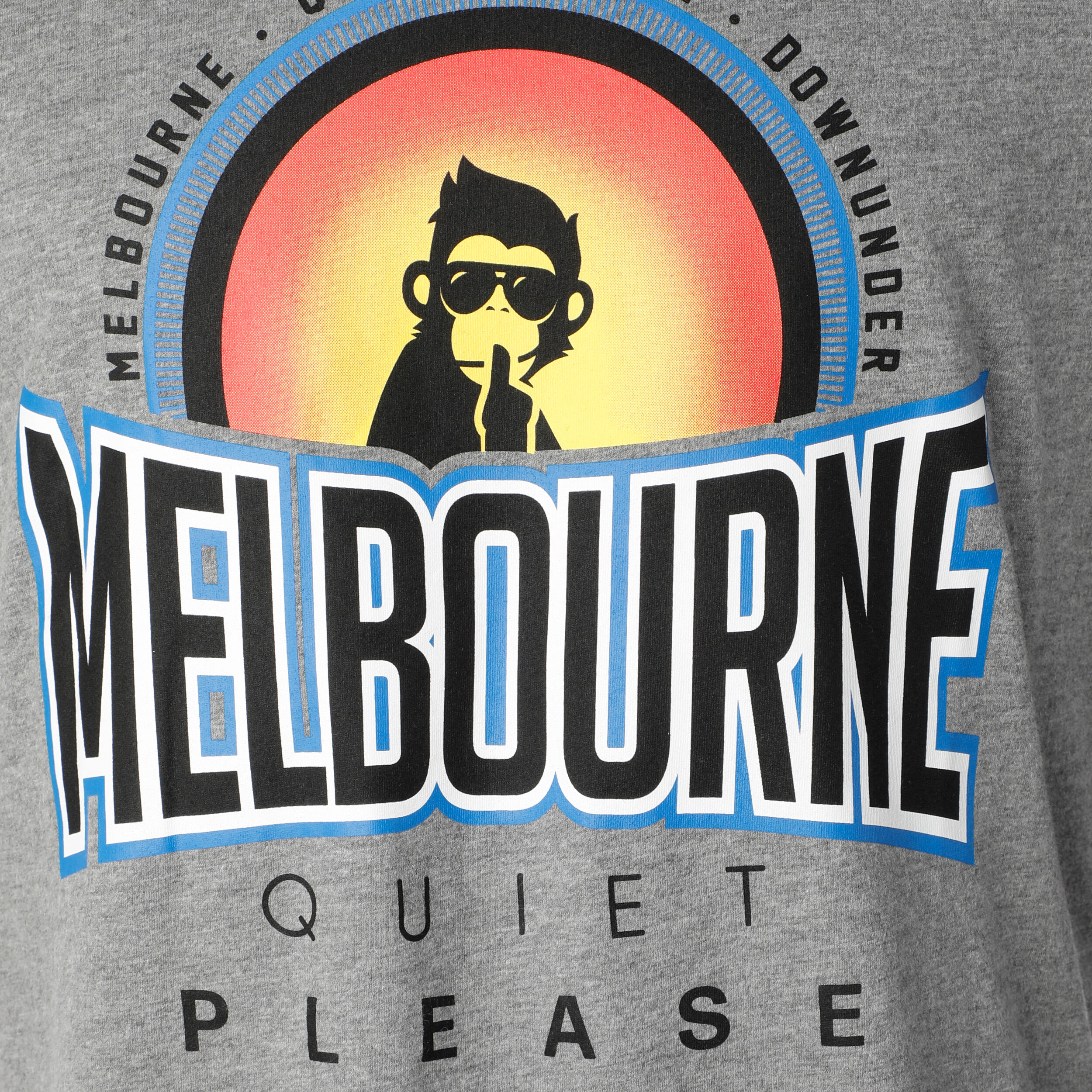 Melbourne Sunrise T-Shirt Herren - Grau, Mehrfarbig