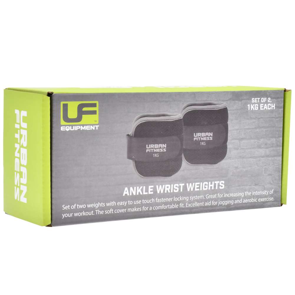Urban Arm- und Bein-Fitness-Gewichtsmanschetten 1 kg 2 Stück UFW00510