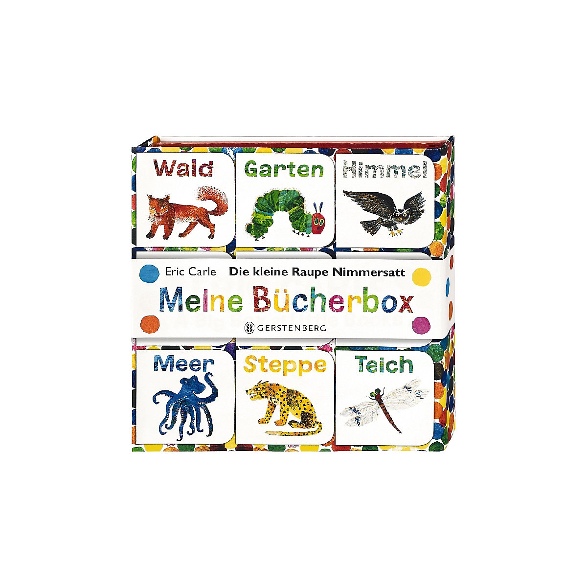 Die kleine Raupe Nimmersatt: Meine Bücherbox, mit 9 Büchern